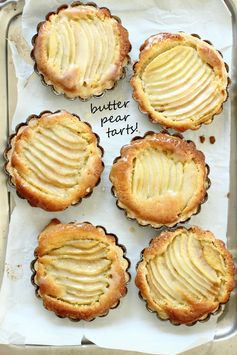 Flaky Butter Pear Tarts