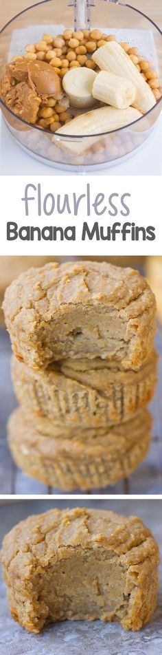 Flourless Banana Blender Muffins