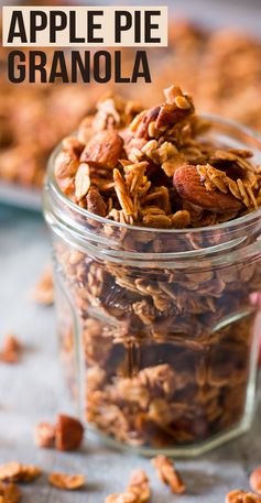 Fresh Apple Pie Granola (Vegan and Gluten Free