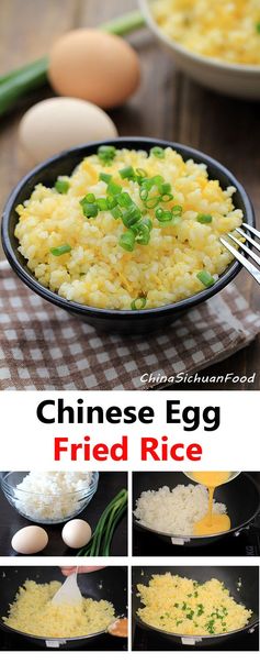 Fried Rice With Beaten Egg