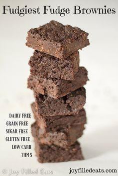 Fudgiest Fudge Brownies – Sugar & Dairy Free