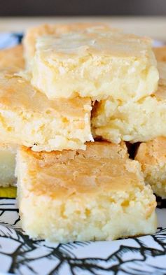 Fudgy White Chocolate Brownies