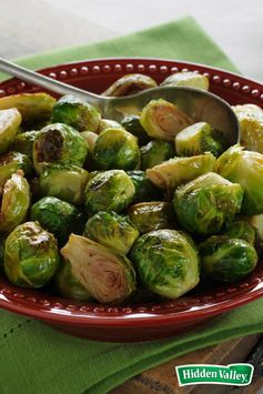 Garlic and Herb Roasted Brussels Sprouts