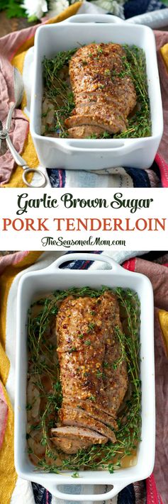 Garlic Brown Sugar Pork Tenderloin