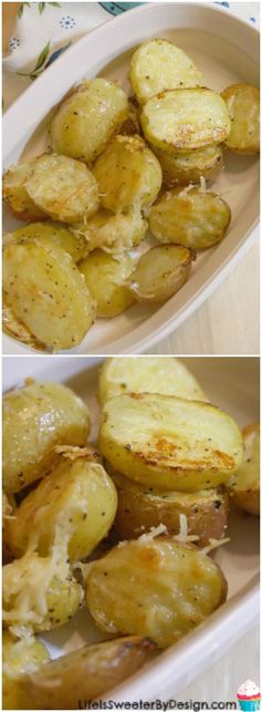 Garlic Parmesan Baby Potatoes