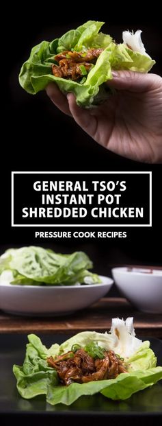 General Tso's Instant Pot Shredded Chicken