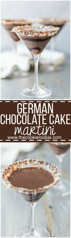 German Chocolate Cake Martini
