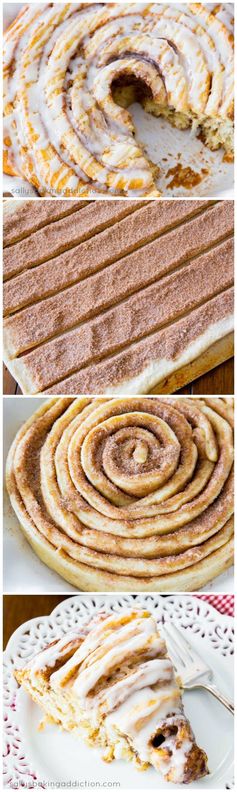 Giant Cinnamon Roll Cake