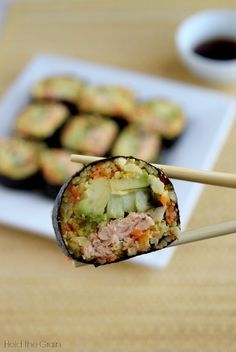 Ginger Salmon Nori Rolls