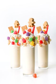 Gingerbread House Milkshakes