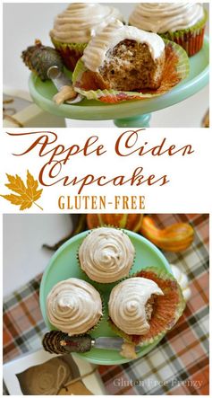 Gluten-Free Apple Cider Cupcakes