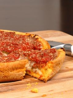 Gluten Free Chicago Style Deep Dish Pizza