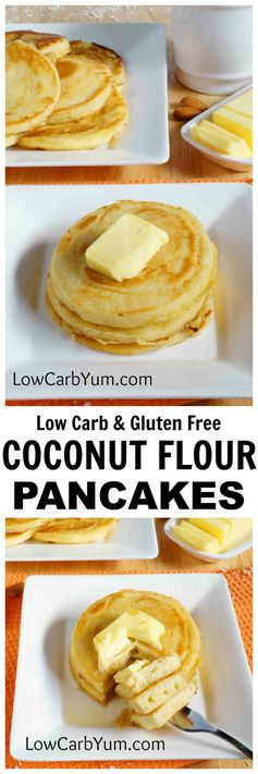 Gluten Free Coconut Flour Pancakes