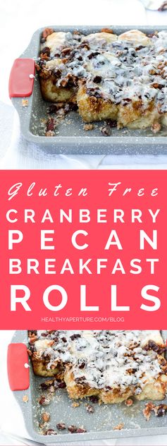 Gluten Free Cranberry Pecan Breakfast Rolls