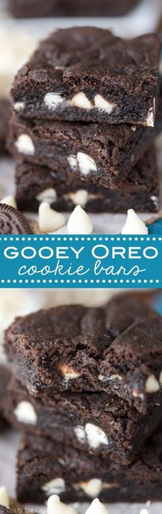 Gooey Oreo Cookie Bars