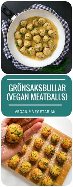 Grönsaksbullar (Swedish Vegan Meatballs