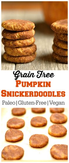 Grain-Free Pumpkin Snickerdoodles