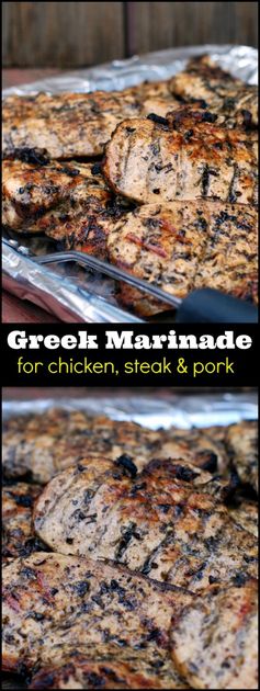 Greek Marinade for Chicken, Steak & Pork