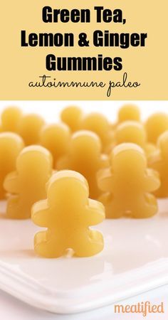 Green Tea, Lemon & Ginger Gummies