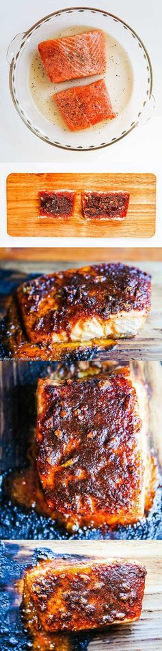 Grilled Brazilian Rub Salmon