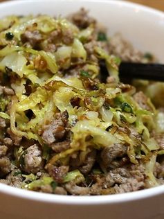 Ground Turkey & Cabbage Stir-Fry