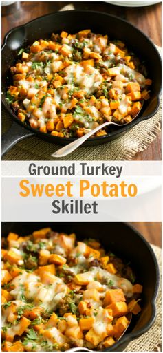 Ground Turkey Sweet Potato Skillet