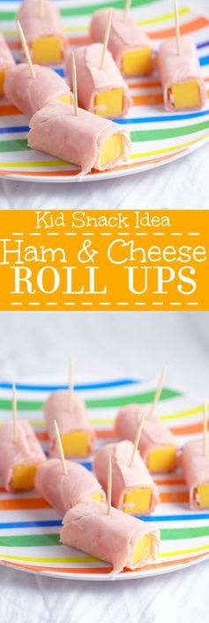 Ham and Cheese Roll-ups- Toddler Snack Idea