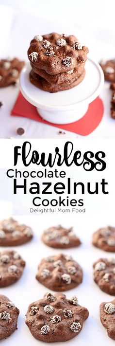 Hazelnut Flourless Chocolate Cookies