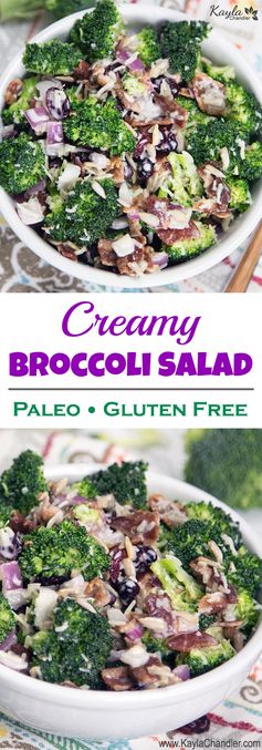 Healthy and Creamy Broccoli Salad