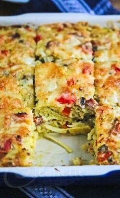 Healthy Bacon Egg Potato Breakfast Casserole