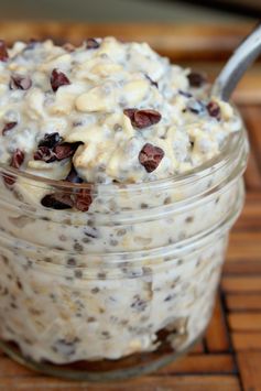 Healthy Cookie Dough Overnight Oats