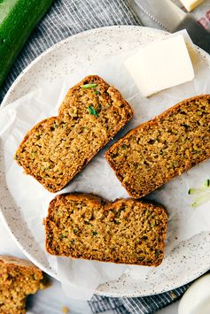 Healthy Greek Yogurt Zucchini Bread