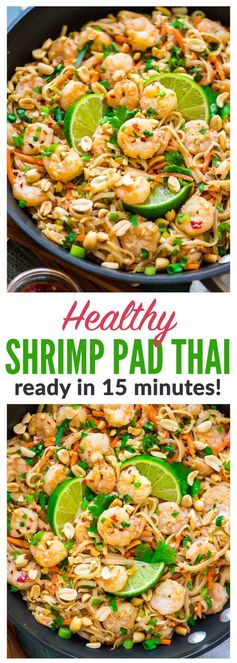 Healthy Shrimp Pad Thai