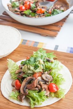 Healthy Vegan Mushroom Tacos