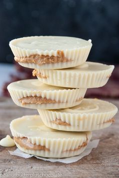 Healthy White Chocolate Peanut Butter Cups