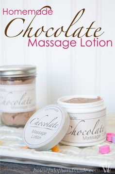 Homemade Chocolate Massage Lotion