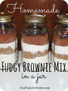 Homemade Fudgy Brownie Mix