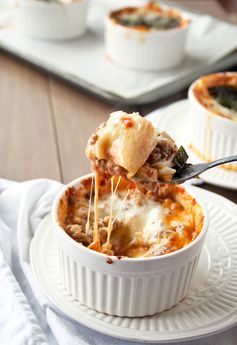 Homemade Mini Lasagnas