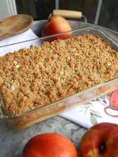 Homemade Peach Cobbler Crisp