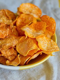 Homemade Sweet Potato Chips in the Dehydrator