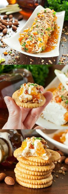 Honey, Apricot, and Almond Goat Cheese Spread