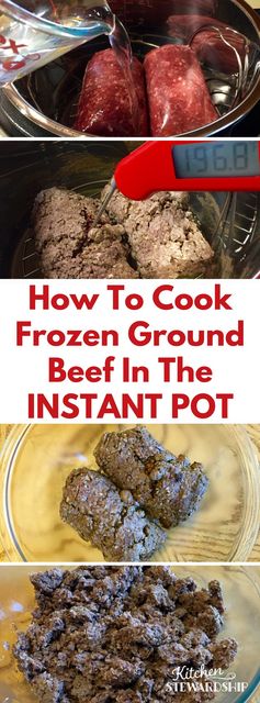 How To Cook Frozen Ground Beef in the Instant Pot