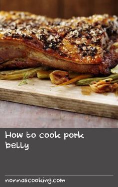 How to cook pork belly