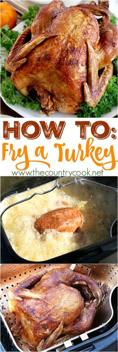 How to fry a turkey