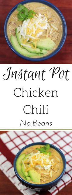 Instant Pot Chicken Chili