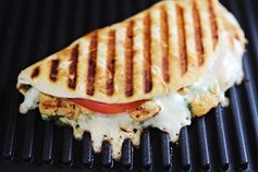 Italian Chicken Pesto Flatbread Sandwich