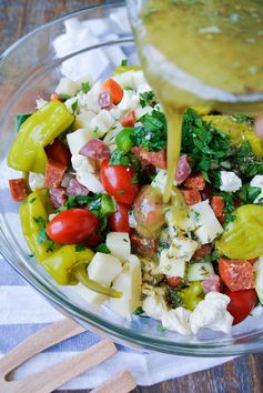 Italian vegetable + antipasto salad