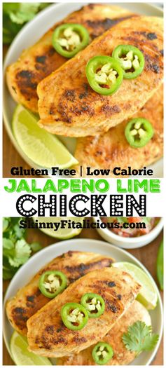 Jalapeño Lime Chicken (GF, Paleo, Low Cal