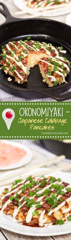 Japanese Cabbage Pancake - Okonomiyaki