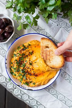 Lebanese pumpkin hummus